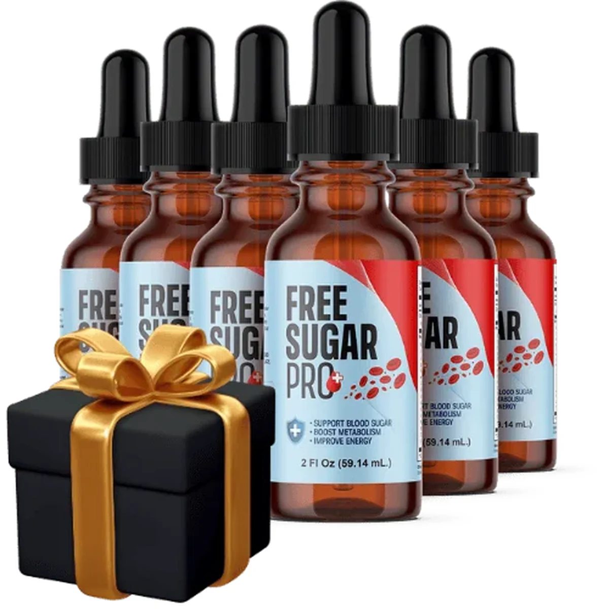 Free Sugar Pro liquid blood sugar support dropper bottles